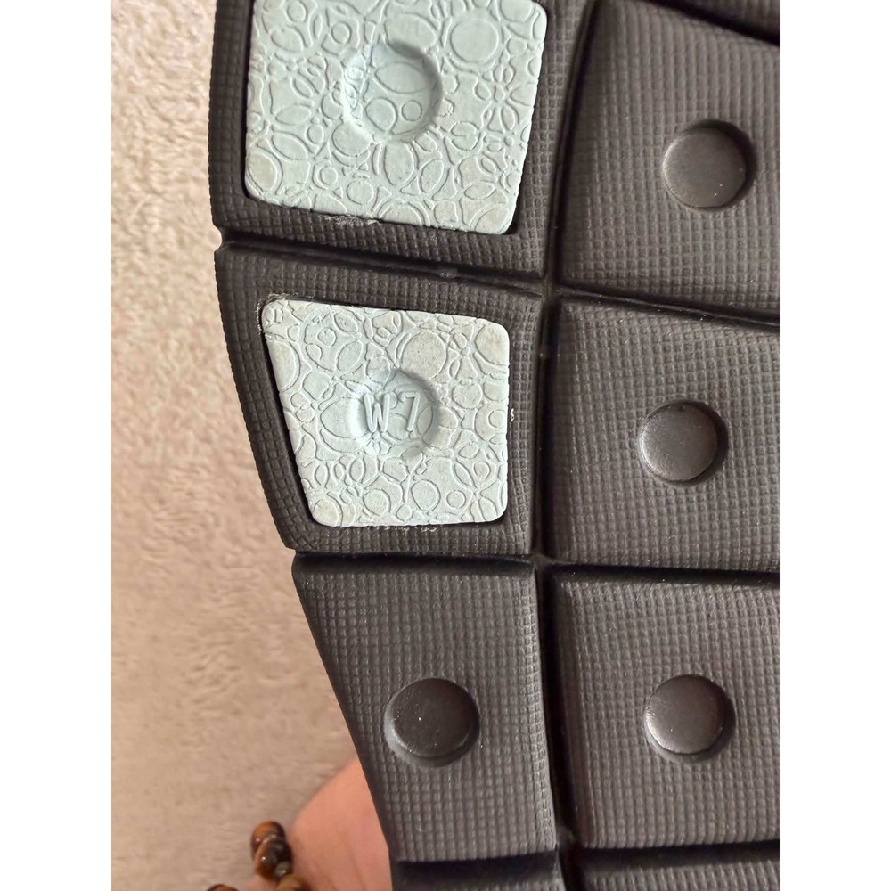 Nike Womens 7 Blue Silver Comfort Footbed Flip Flop Thong Athletic Sandals - Picture 5 of 7